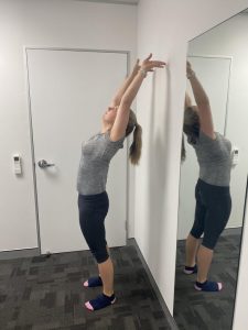 Lumbar Extension correct alignment